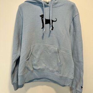 The Black Dog Light Blue Hoodie